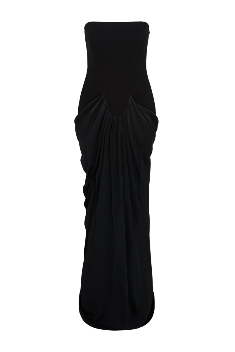 Res Gown In Satin Back Crepe - Image 1