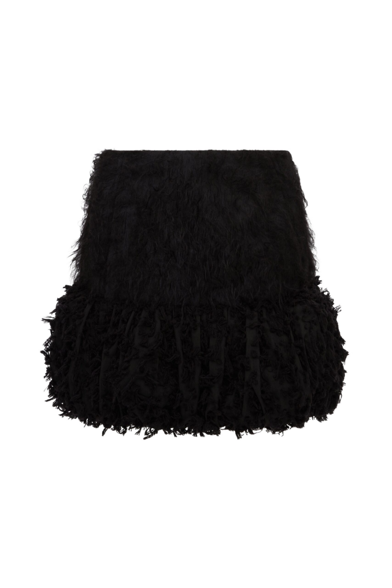 Viera Mini Skirt In Fine Texture - Image 1