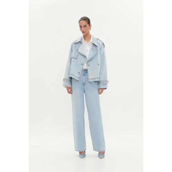 Flynn Cropped Trench