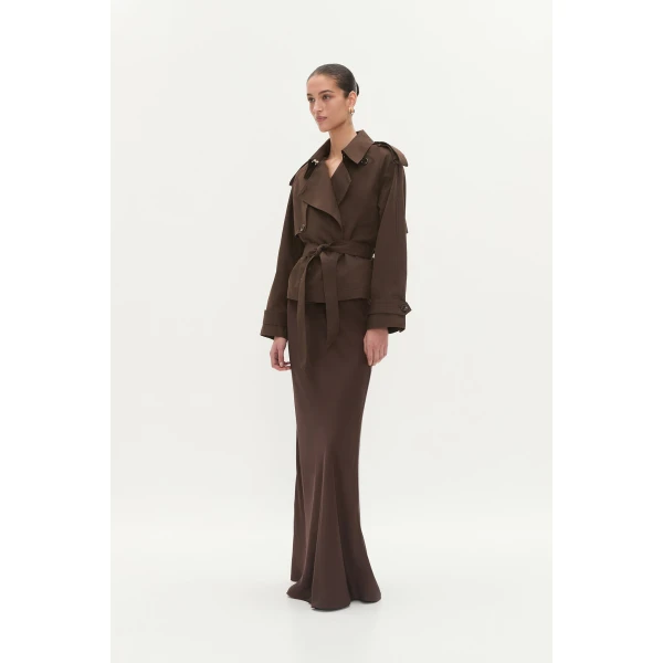 Aje clothing Aus Coats – structured silhouette with raw femininity from Coveti