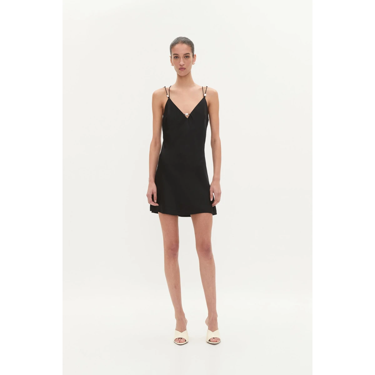 Agate Cross Back Mini Dress