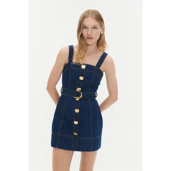 Gianna Denim Mini Dress