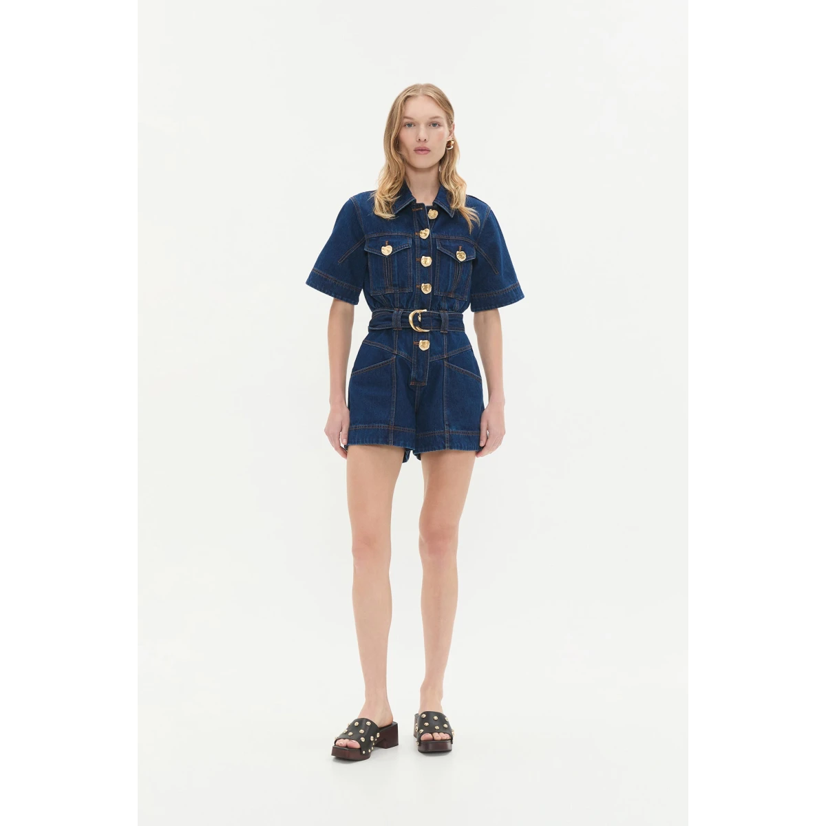 Gianna Denim Playsuit