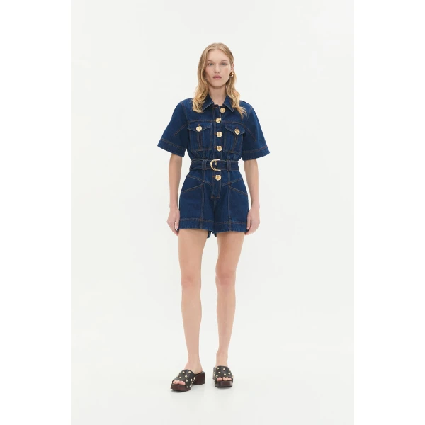 Gianna Denim Playsuit