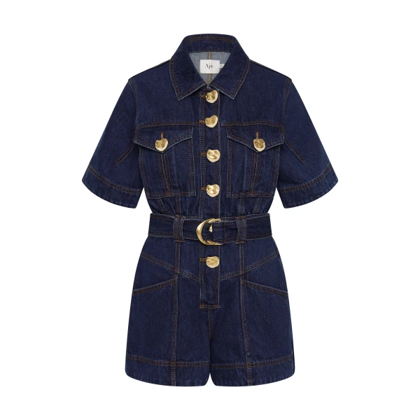 Aje Blue Jumpsuit