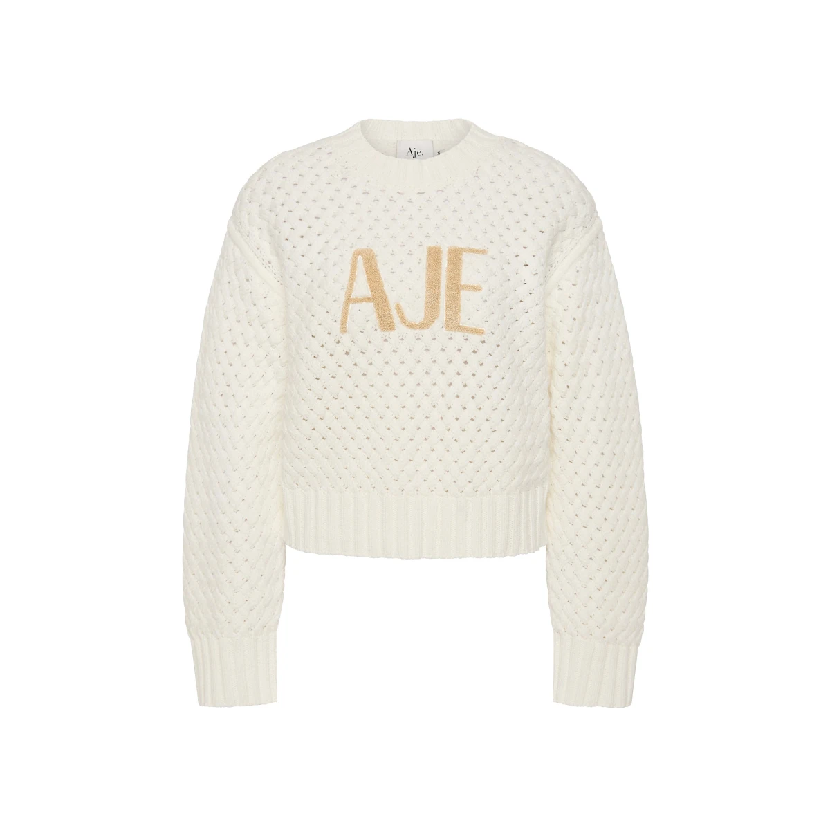 Aje Ivory Knitwear