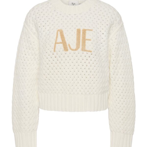 Aje Ivory Knitwear