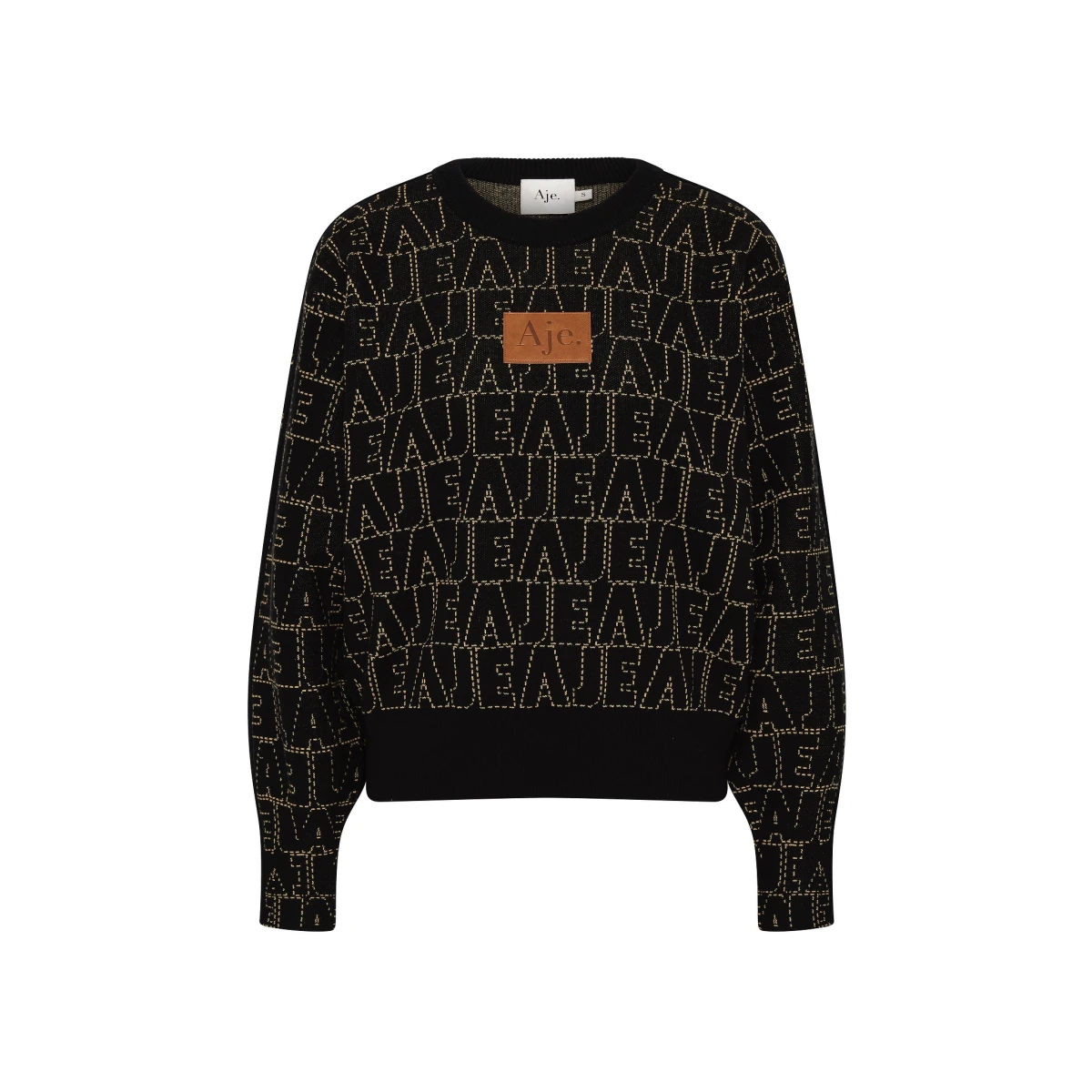 Aje Black Knitwear