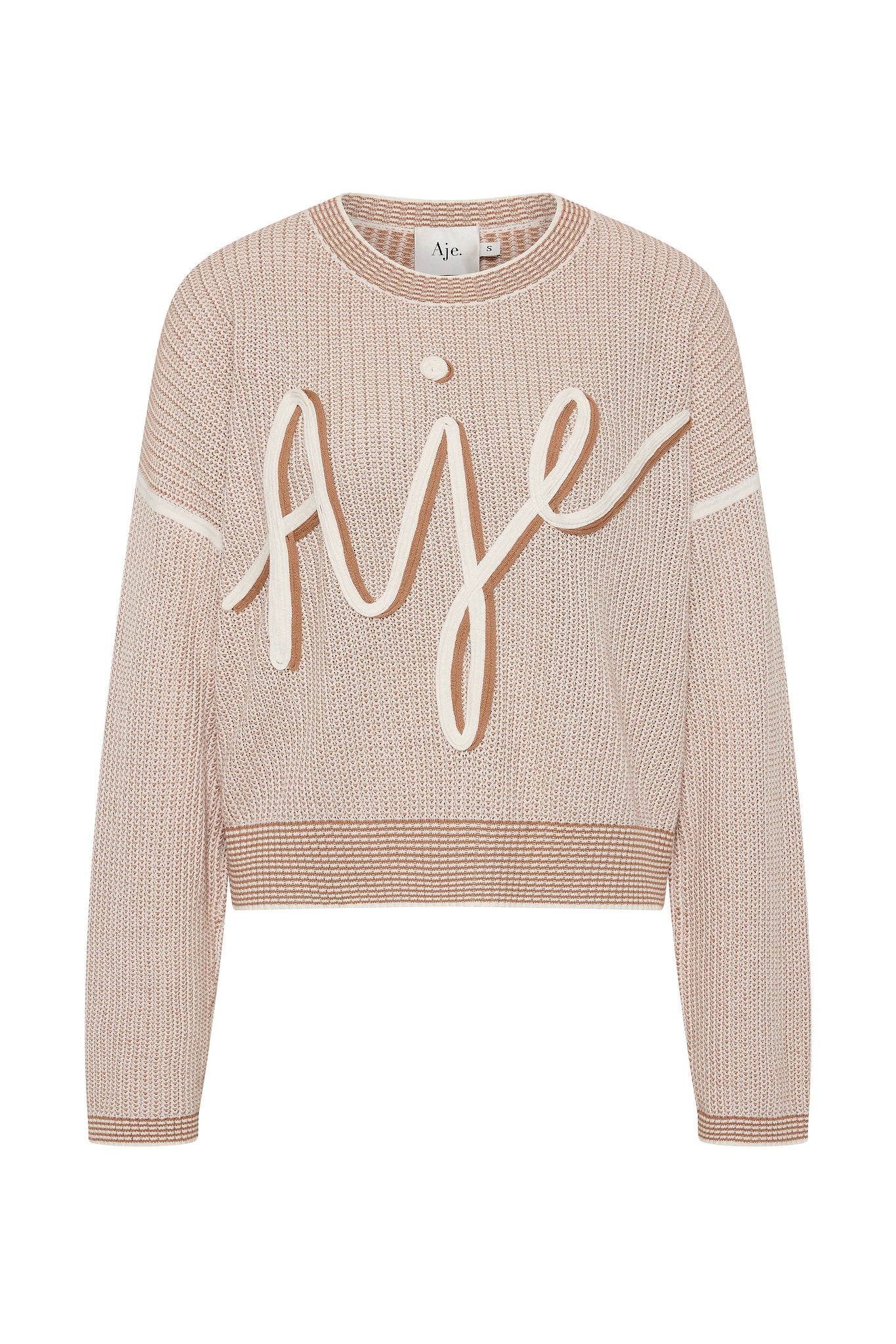 Aje Ivory Knitwear