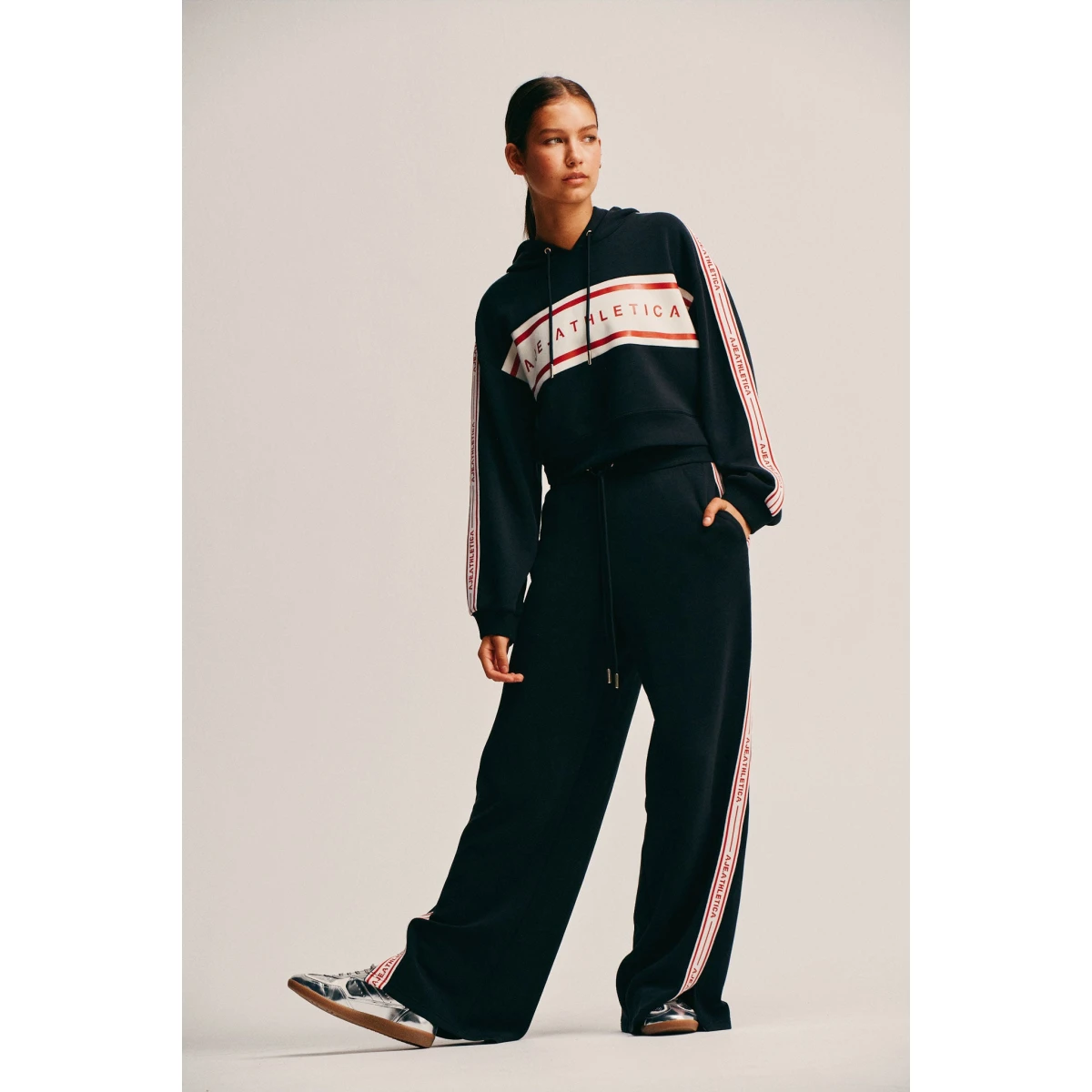 Aje clothing Aus Pants – structured silhouette with raw femininity from Coveti