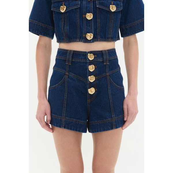 Aje Aus Shorts – structured silhouette with raw femininity from Coveti
