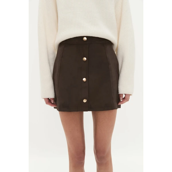 Calyx Vegan Suede Skirt