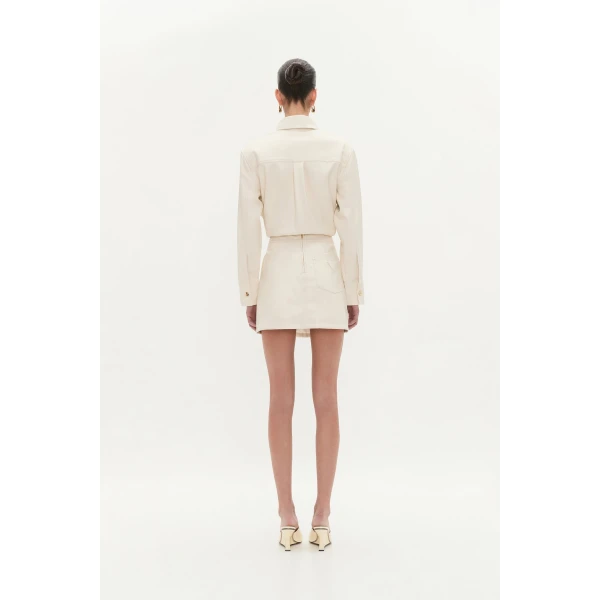 Aje Aus Skirts – structured silhouette with raw femininity from Coveti
