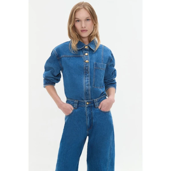 Rylan Long Sleeve Denim Shirt