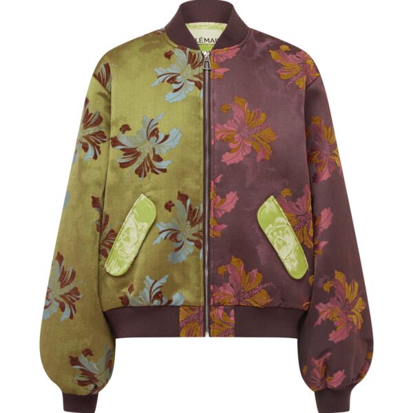 Alemais Contemporary Wardrobe Jacket Adriana Jacquard Bomber Jacket — designer powerwear from Coveti