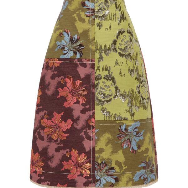 Alemais Contemporary Wardrobe Skirt Adriana Jacquard Skirt — designer powerwear from Coveti