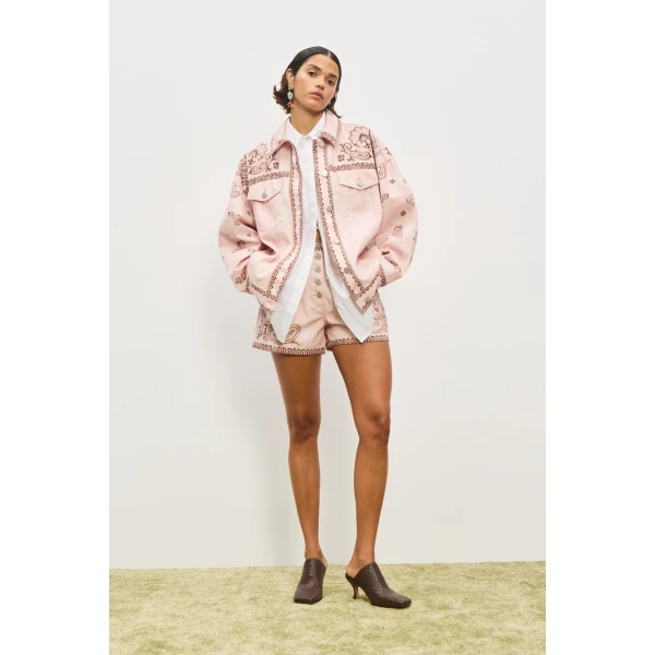 Alemais Contemporary Wardrobe Jacket Akia Denim Jacket — designer powerwear from Coveti
