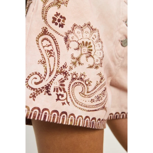 Alemais Contemporary Wardrobe Short Akia Denim Short — designer powerwear from Coveti