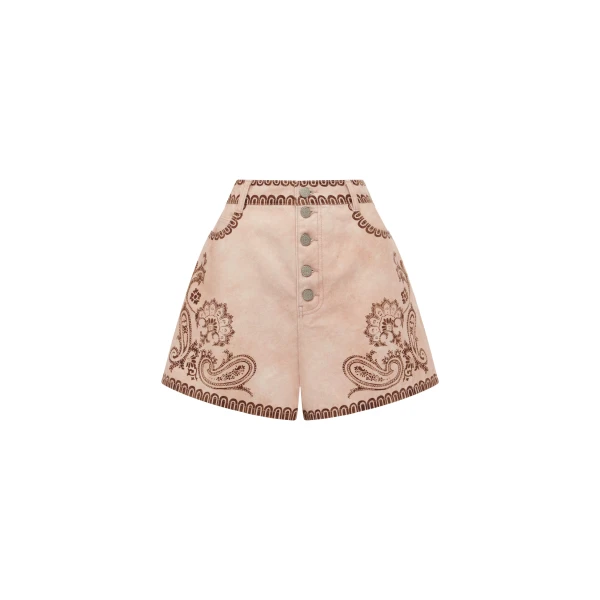 Alemais Contemporary Wardrobe Short Akia Denim Short — designer powerwear from Coveti