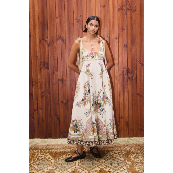 Alemais Contemporary Wardrobe Dress_Midi Antoinette Ballet Sundress — designer powerwear from Coveti