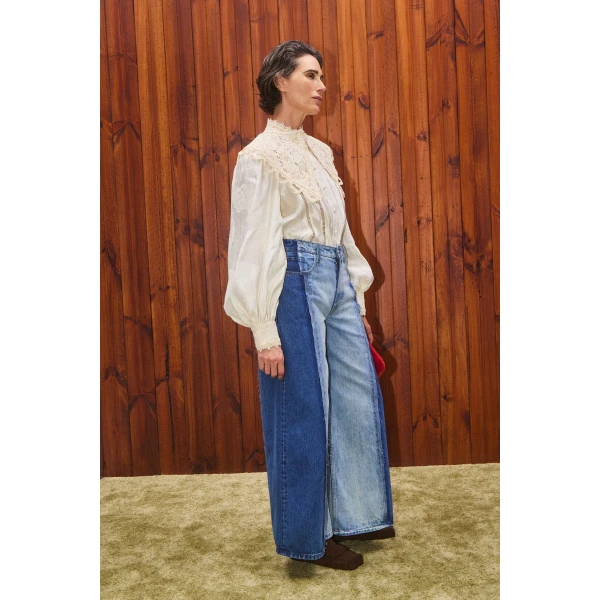 Alemais Contemporary Wardrobe Shirt Apollonia Blouse — designer powerwear from Coveti