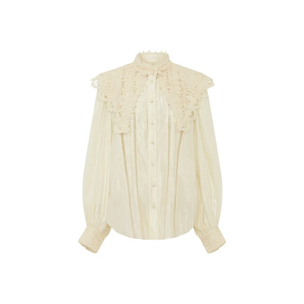 Alemais Contemporary Wardrobe Shirt Apollonia Blouse — designer powerwear from Coveti