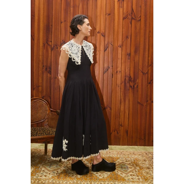 Alemais Contemporary Wardrobe Dress_Midi Apollonia Midi Dress — designer powerwear from Coveti