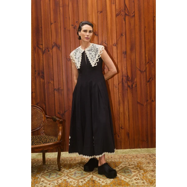 Alemais Contemporary Wardrobe DressMidi Apollonia Midi Dress — designer powerwear from Coveti