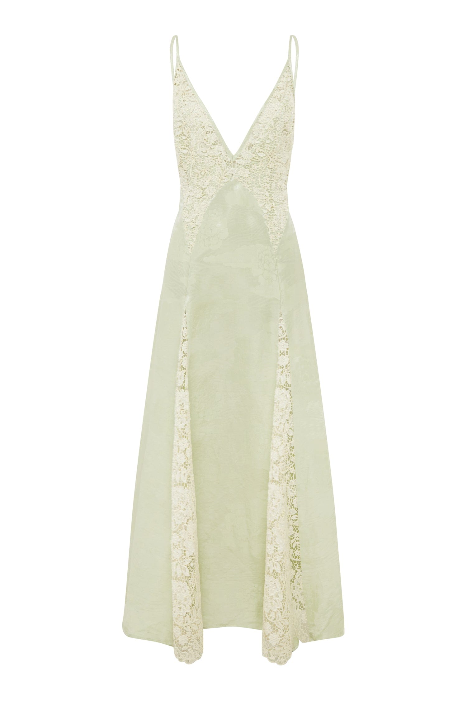 Alemais Apollonia Pistachio Slip Dress