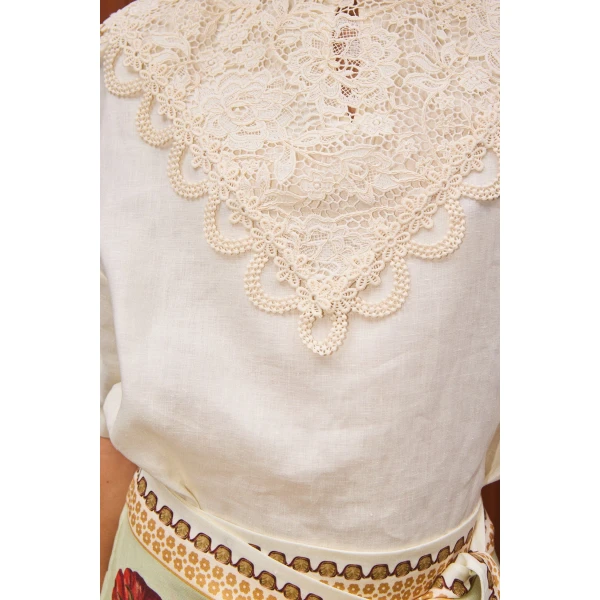 Alemais Contemporary Wardrobe Top Apollonia Tee — designer powerwear from Coveti