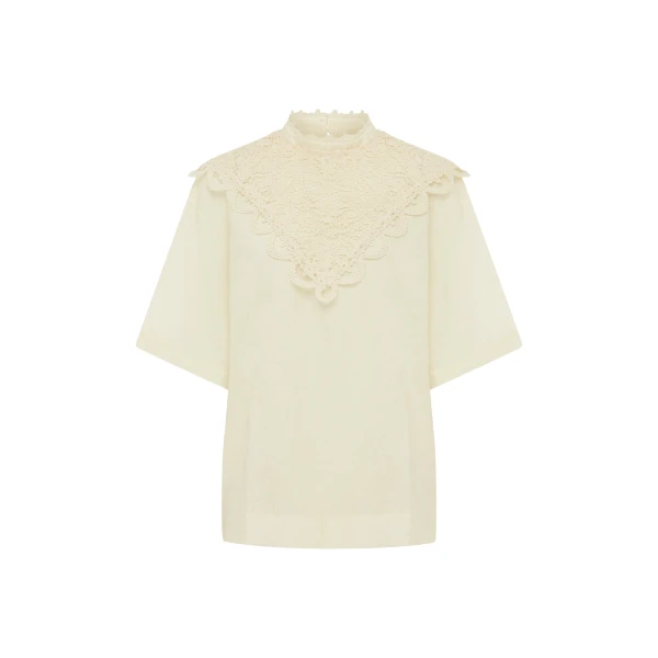 Alemais Contemporary Wardrobe Top Apollonia Tee — designer powerwear from Coveti