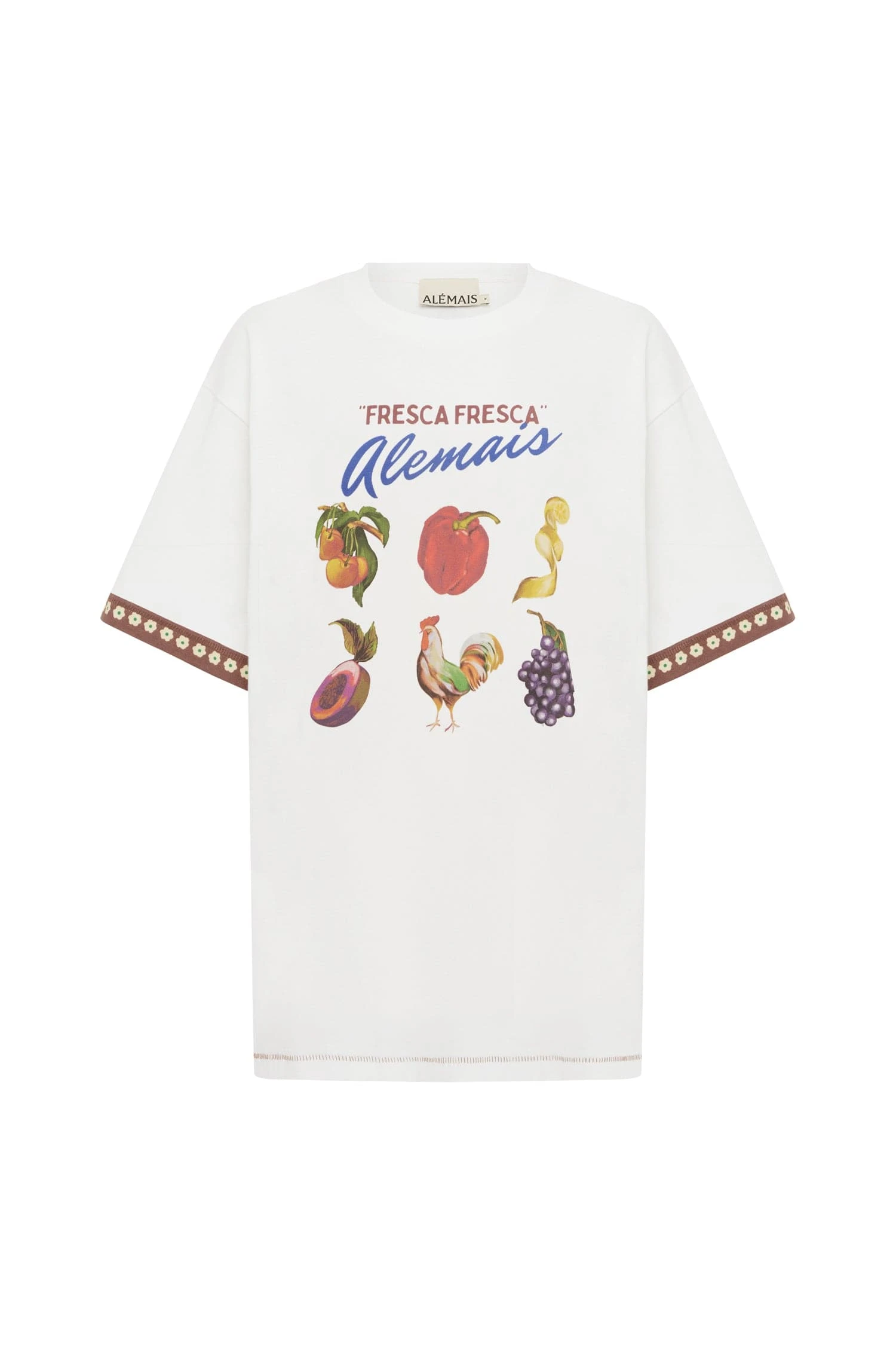 Alemais Alemais Contemporary Wardrobe Top Apollonia Tee — designer powerwear from Coveti
