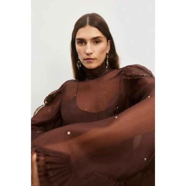 Alemais Contemporary Wardrobe Dress_Sd Montie Shirtdress — designer powerwear from Coveti