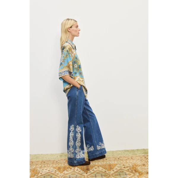 Alemais Contemporary Wardrobe Shirt Cassie Silk Shirt — designer powerwear from Coveti