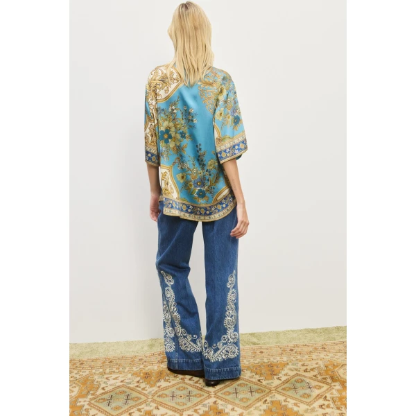 Alemais Contemporary Wardrobe Shirt Cassie Silk Shirt — designer powerwear from Coveti