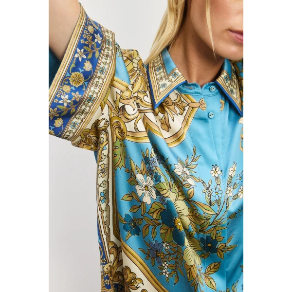 Alemais Contemporary Wardrobe Shirt Cassie Silk Shirt — designer powerwear from Coveti