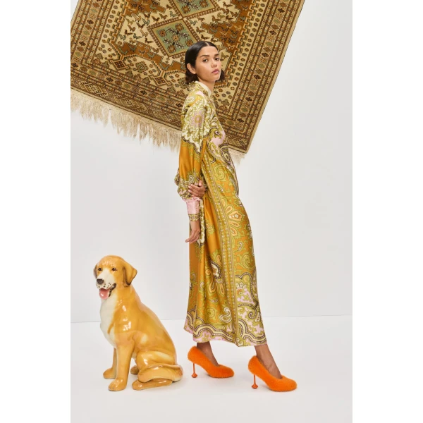 Alemais Contemporary Wardrobe Dress_Sd Clemenza Silk Shirtdress — designer powerwear from Coveti