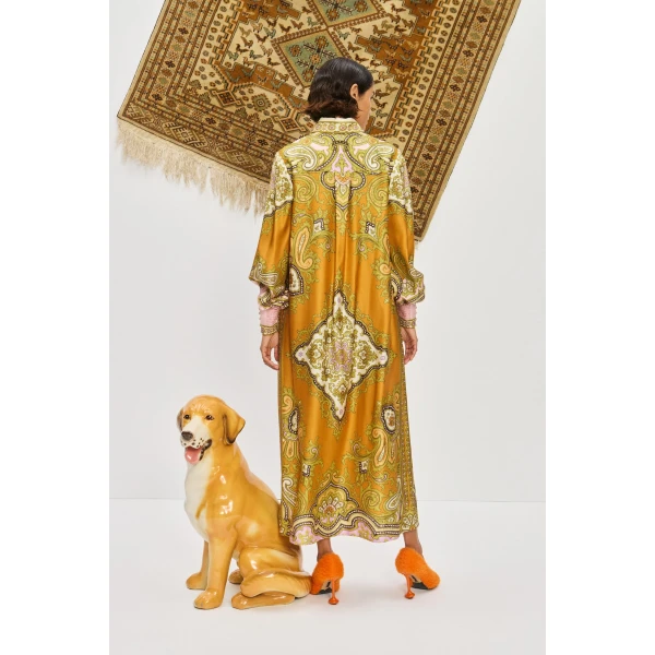 Alemais Contemporary Wardrobe Dress_Sd Clemenza Silk Shirtdress — designer powerwear from Coveti