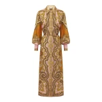 Alemais Alemais Contemporary Wardrobe Dress_Sd Clemenza Silk Shirtdress — designer powerwear from Coveti