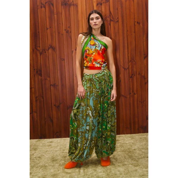 Alemais Contemporary Wardrobe Pant Clemenza Spliced Genie Pant — designer powerwear from Coveti