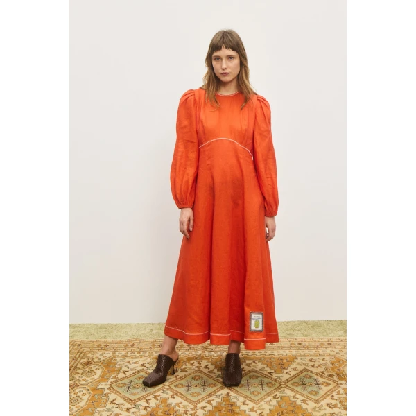 Alemais Contemporary Wardrobe DressMidi Contessa Long Sleeve Midi Dress — designer powerwear from Coveti