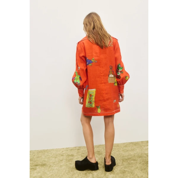 Alemais Contemporary Wardrobe Dress_Sd Montie Shirtdress — designer powerwear from Coveti
