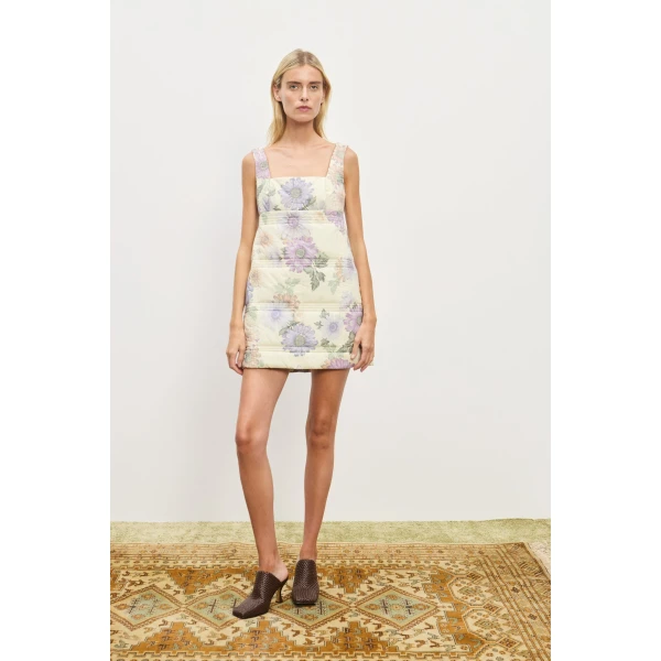 Alemais Quilted Mini Dress — designer powerwear from Coveti