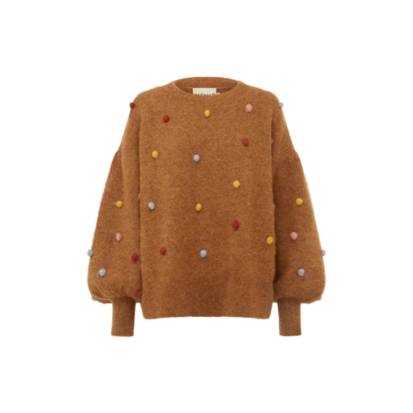 Alemais Contemporary Wardrobe TopKnitwear Elia Mulberry Cropped Cardigan — designer powerwear from Coveti
