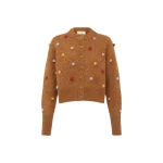 Alemais Cropped Cardigan — designer powerwear from Coveti