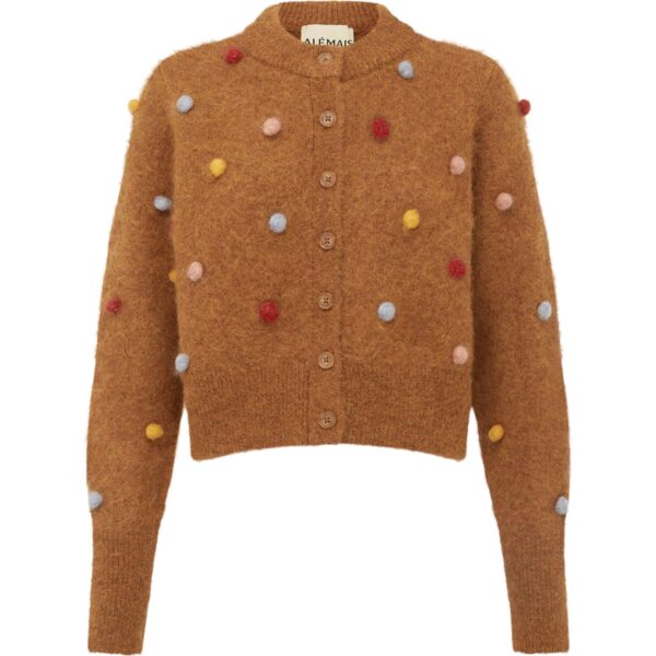 Alemais Cropped Cardigan — designer powerwear from Coveti