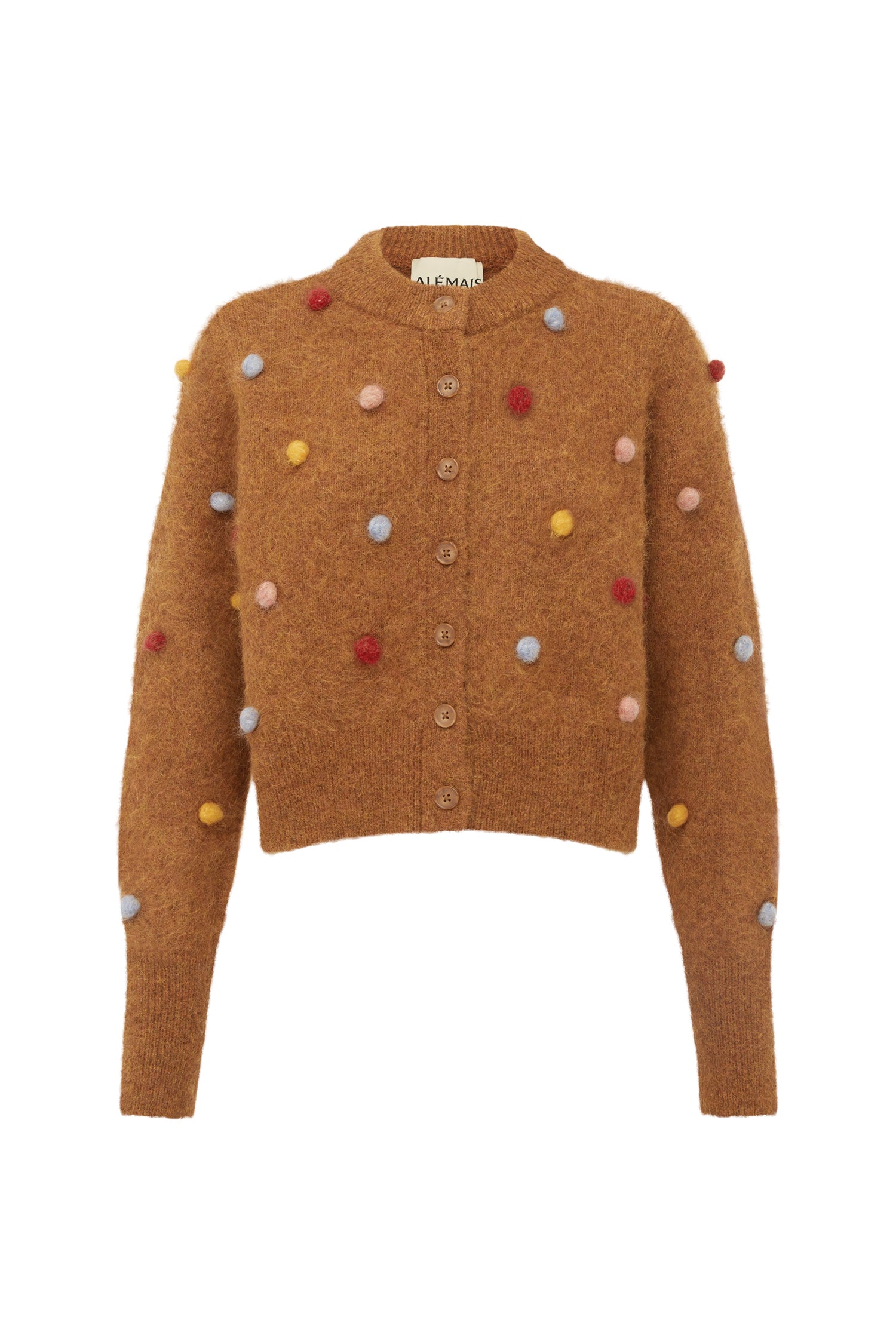 Alemais Cropped Cardigan — designer powerwear from Coveti