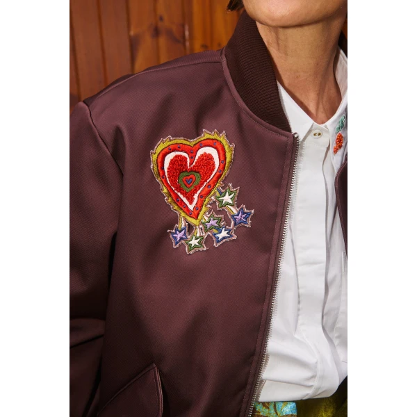 Alemais Contemporary Wardrobe Jacket Fredo Bomber Jacket — designer powerwear from Coveti