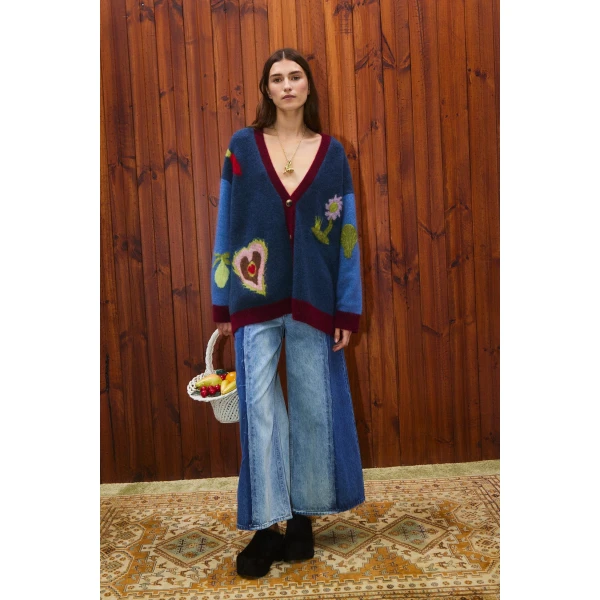 Alemais Contemporary Wardrobe TopKnitwear Fredo Cardigan — designer powerwear from Coveti