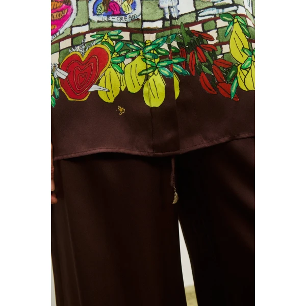 Alemais Contemporary Wardrobe Pant Fredo Silk Pant — designer powerwear from Coveti